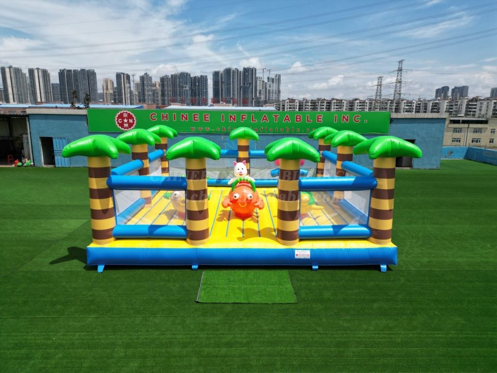T6-504 Jungle Theme Inflatable Park