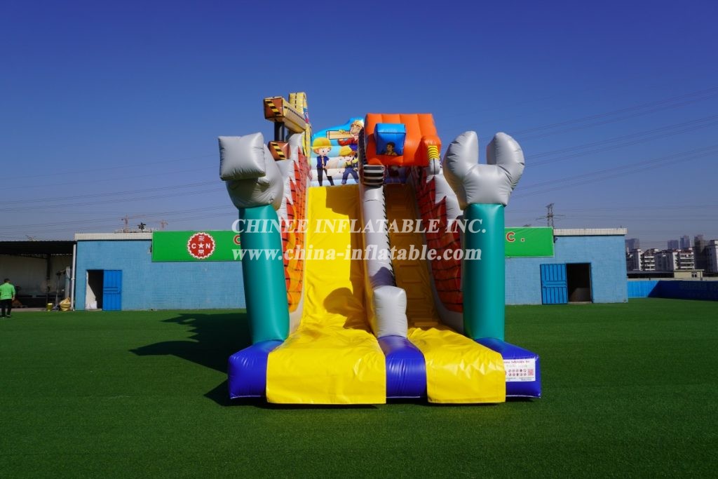 T8-1518 Inflatable Little Builders Slide