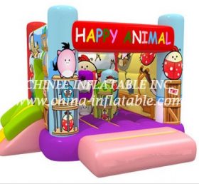 T2-3299 Happy Animal Jumping Castle