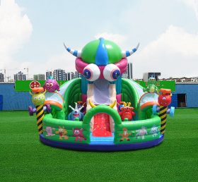 T6-442 Monster Giant Inflatable Amusing Park Inflatable Big Bouncer Playground For Kids