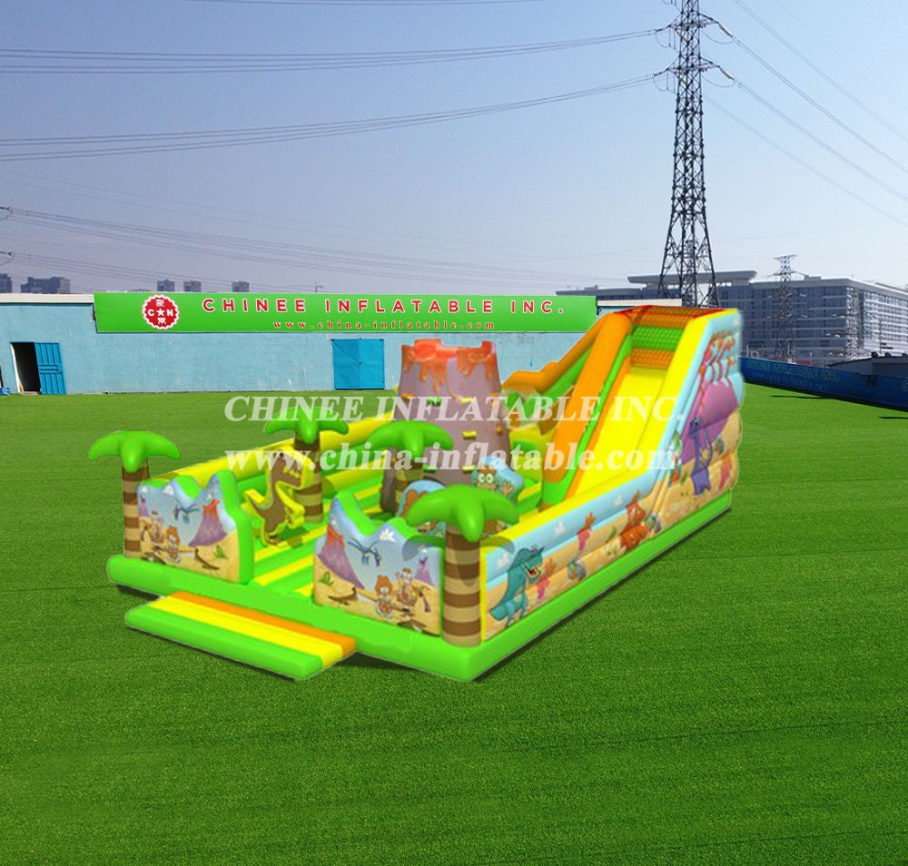 T6-507 Jungle Theme Giant Inflatable Playground For Kids