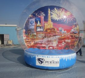 T2-3409 Bubble Snowball Christmas Bouncer