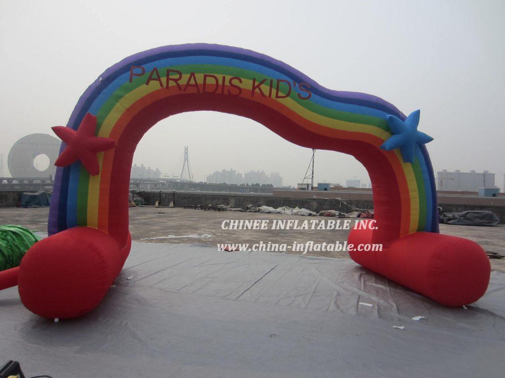 Arch1-222 Rainbow Inflatable Arches
