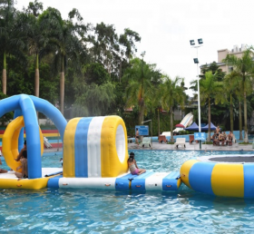 S44 Water Park Airtight Water Games Floating On Sea Inflatable Big Water Trampoline For Kids And Adults