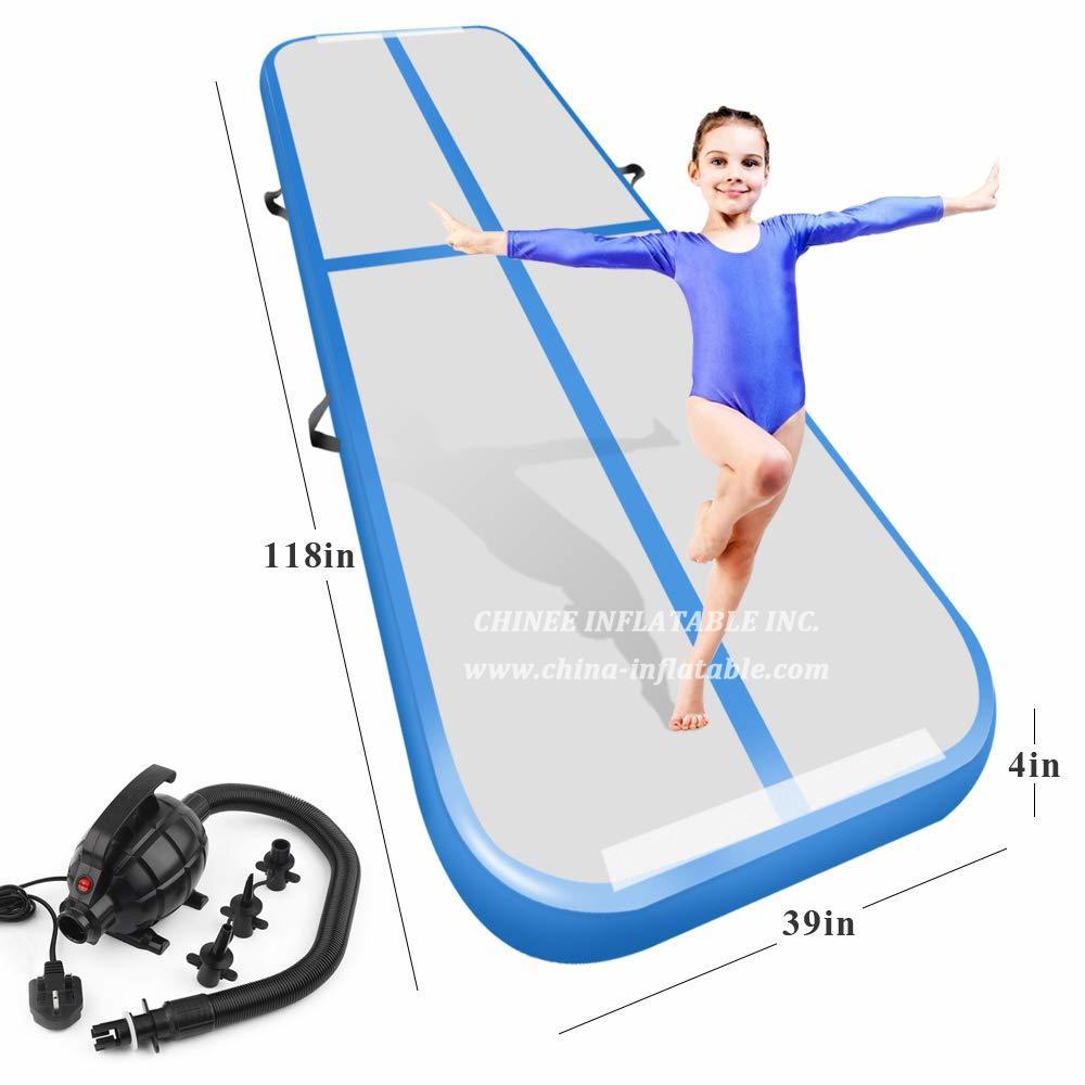 AT1-032 Inflatable Air Track Tumbling Mat For Gymnastics Airtrack Floor Mat For Home Use Cheer Training Tumbling Cheerleading Beach Park