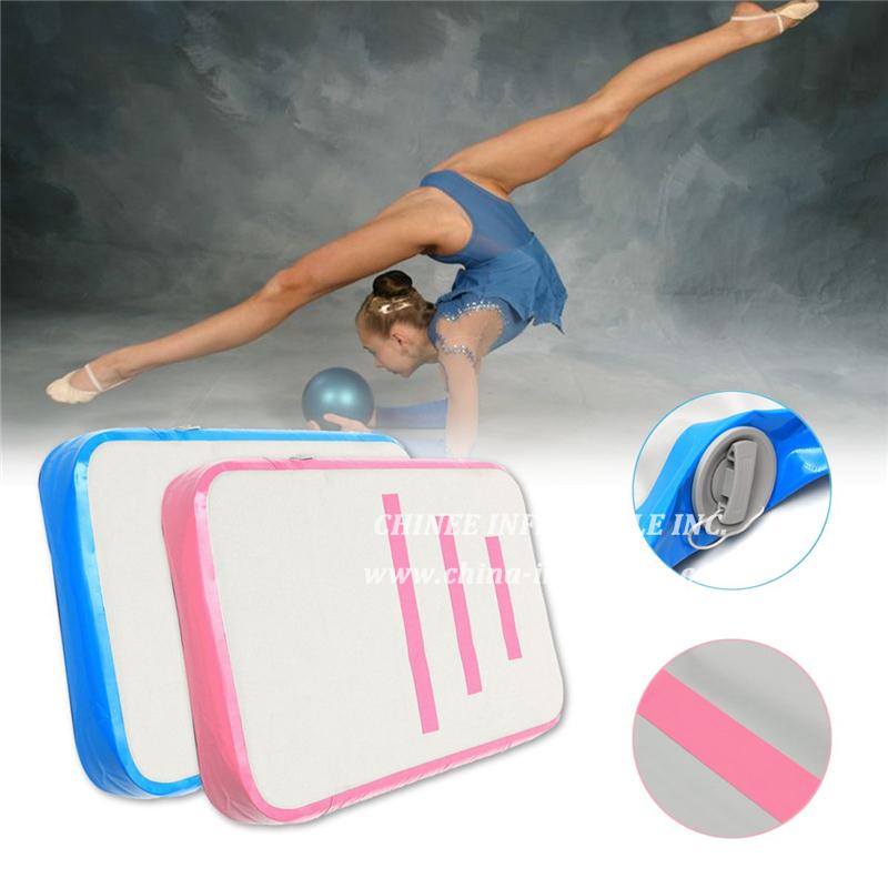 AT1-005 Pink Inflatable Gymnastic Inflatable Air Block Thickness Inflatable Gymnastic Air Block For Sale