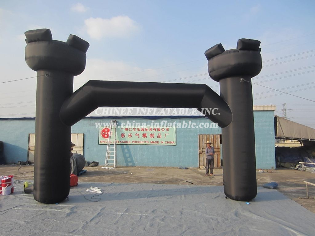 Arch2-020 Black Advertising Inflatable Arches