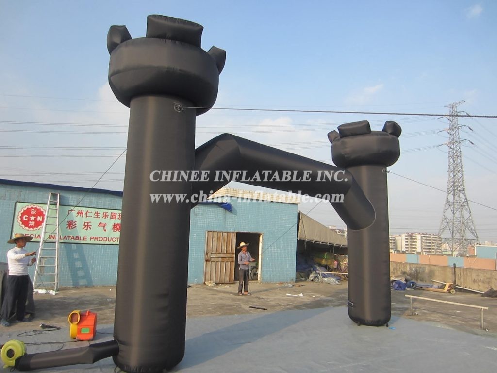 Arch2-020 Black Advertising Inflatable Arches