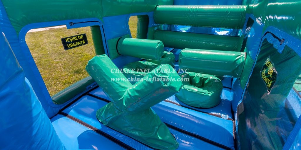 GF2-051 Inflatable Funcity Jumping Bouncy Obstacle Inflatable Outdoor Playground