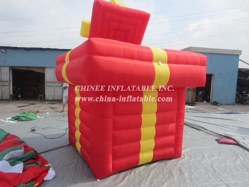 C1-183 Christmas Inflatables Red Gift