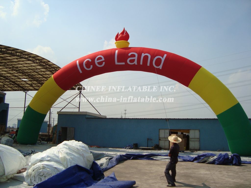 Arch1-123 Ice Land Inflatable Arches