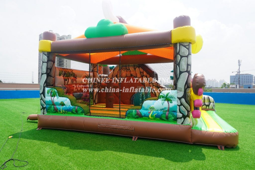 T2-011 Chinee Jungle Bouncy House With Slide