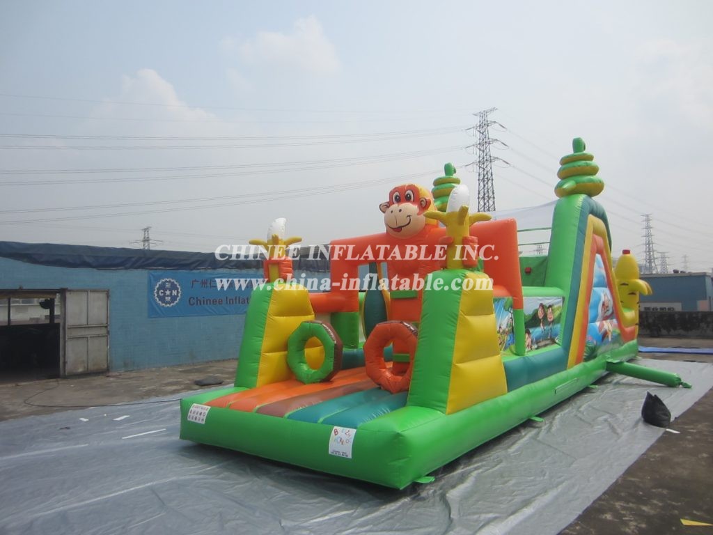 t7-502 Monkey Inflatable Obstacles Courses