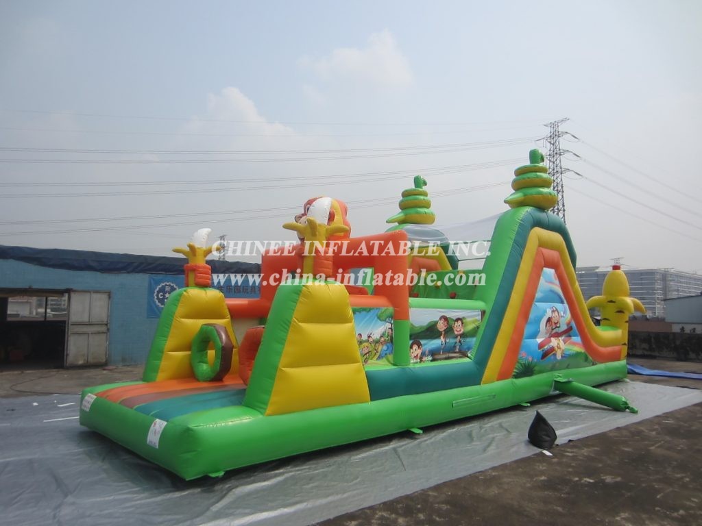 t7-502 Monkey Inflatable Obstacles Courses