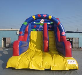 T8-1240 Happy Clown Inflatable Bouncer Dry Slide
