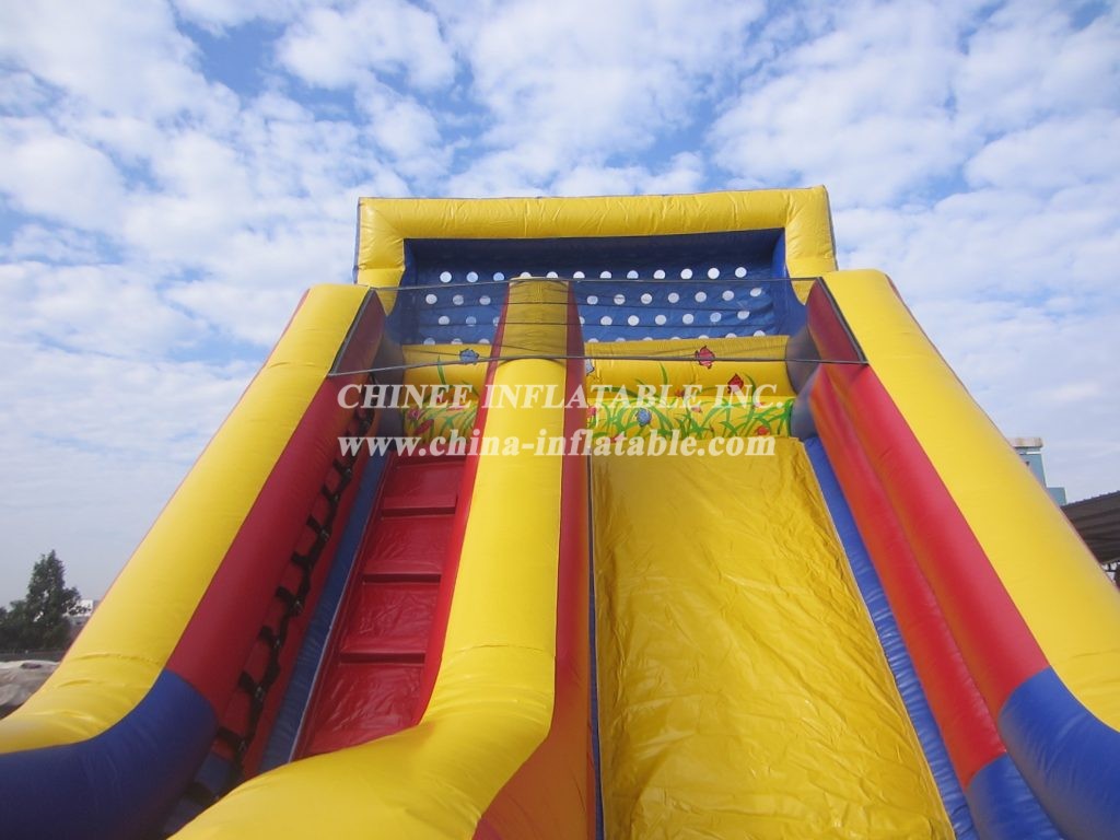 T8-2006 Professional Commercial Giant Inflatable Dry Slide For Adult