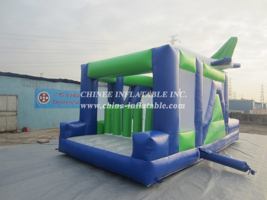 T7-3003 Airplane Inflatable Obstacle Course