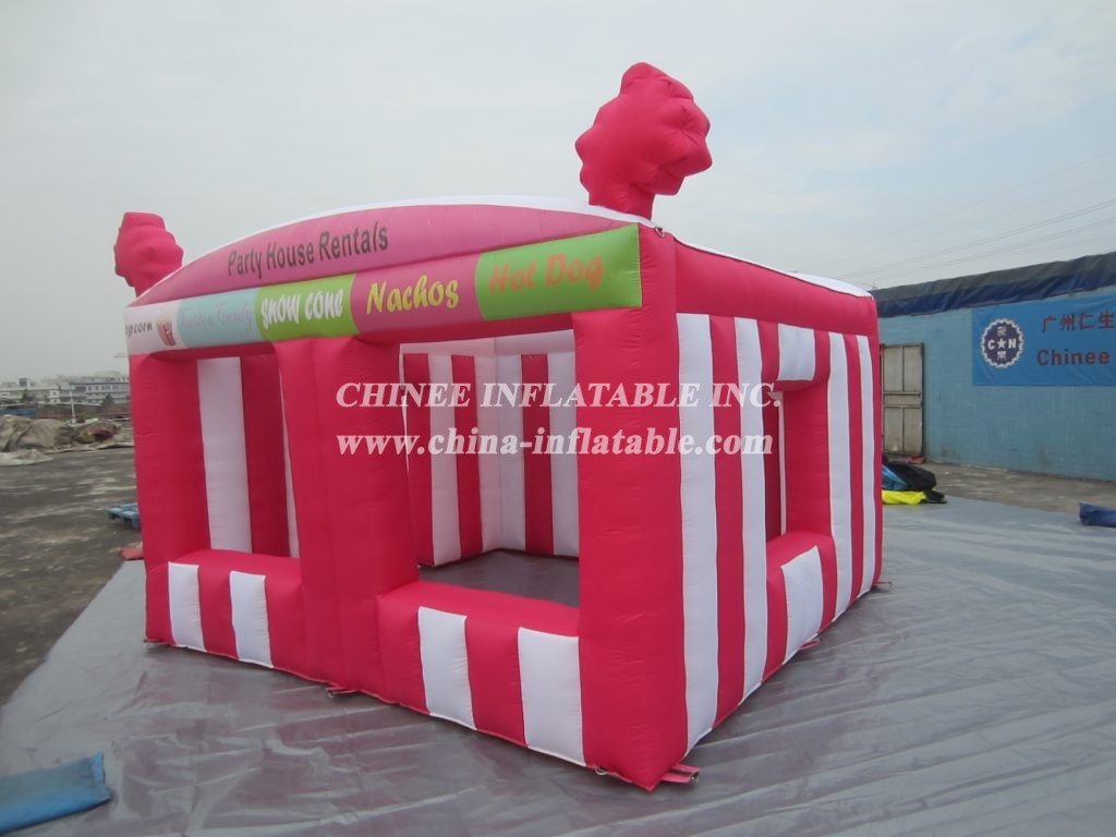 Tent1-533 Red Inflatable Tent For Party House Rentals