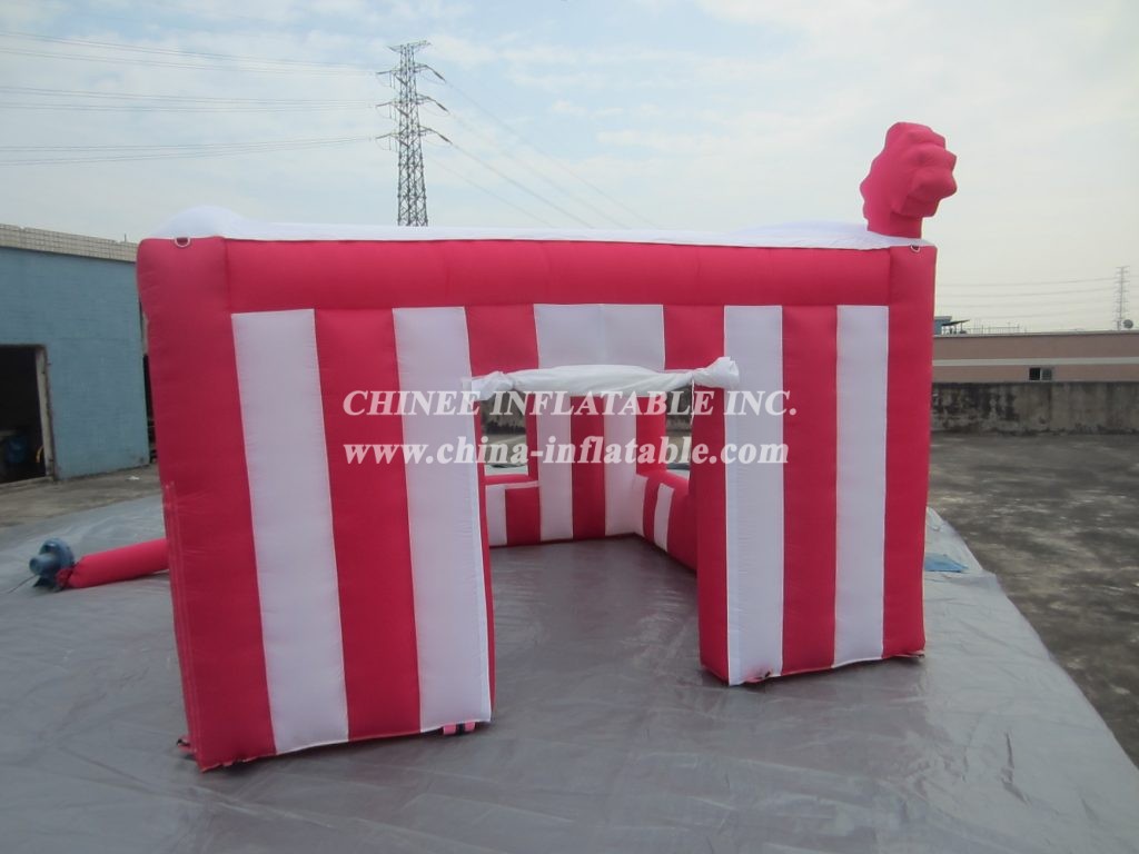 Tent1-533 Red Inflatable Tent For Party House Rentals