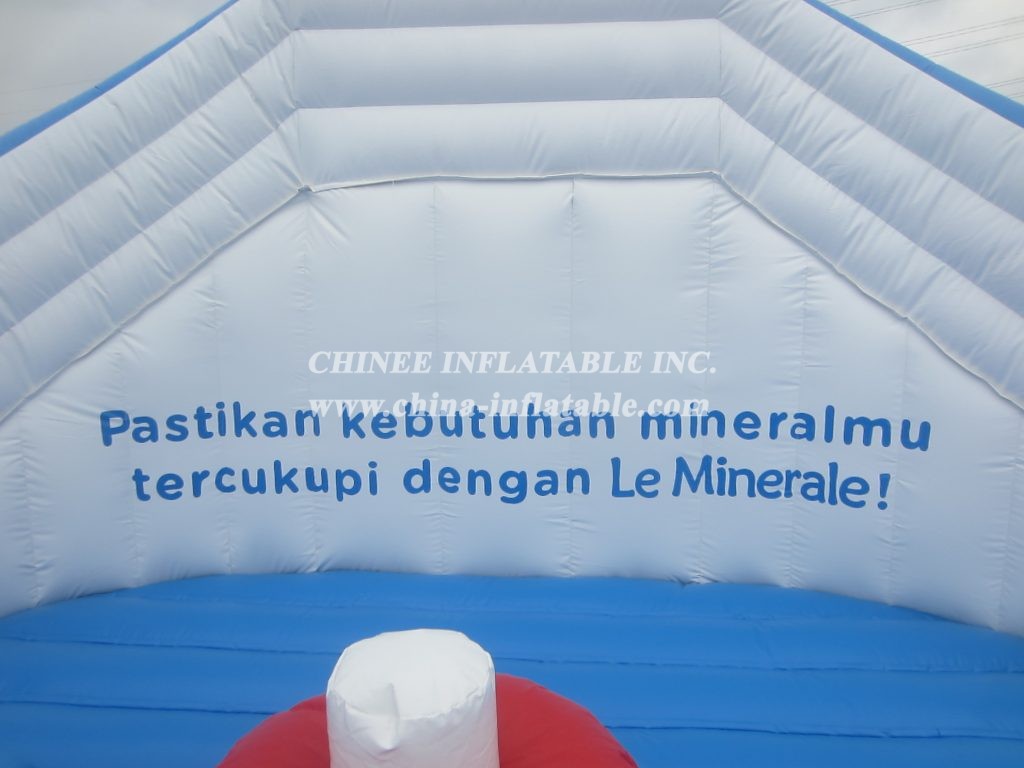 T7-512 White Inflatable Obstacles Courses