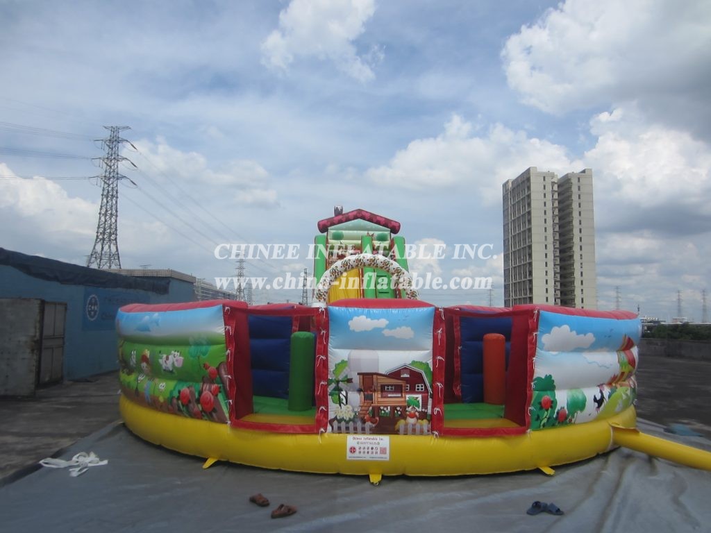 T5-800 Giant Farm Inflatable Funcity