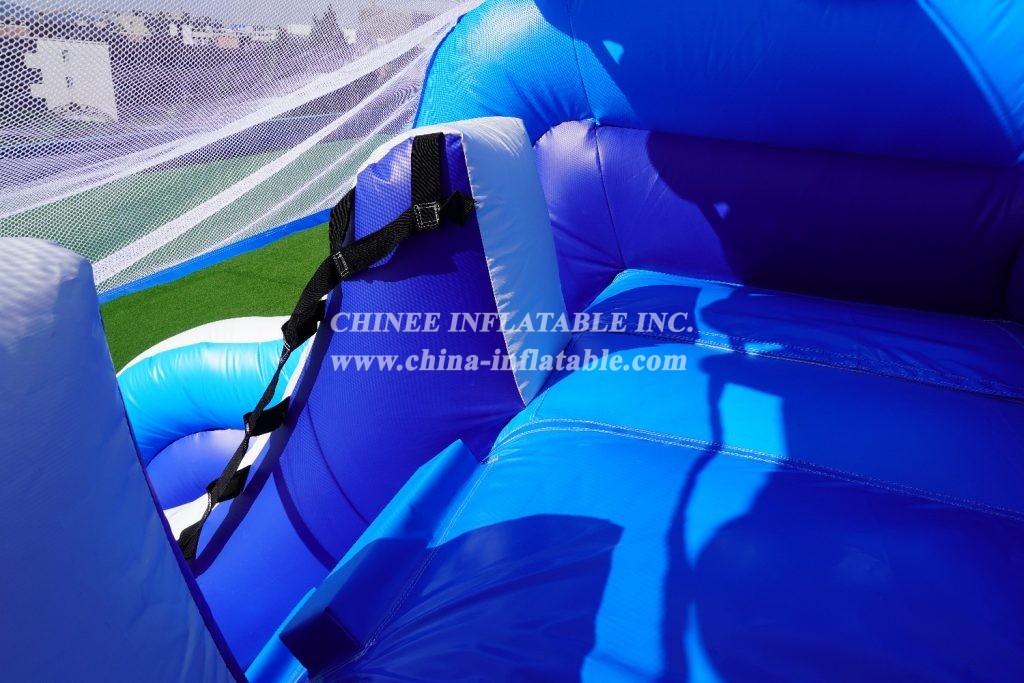 T8-623 Giant Inflatable Wave Slide With Pool