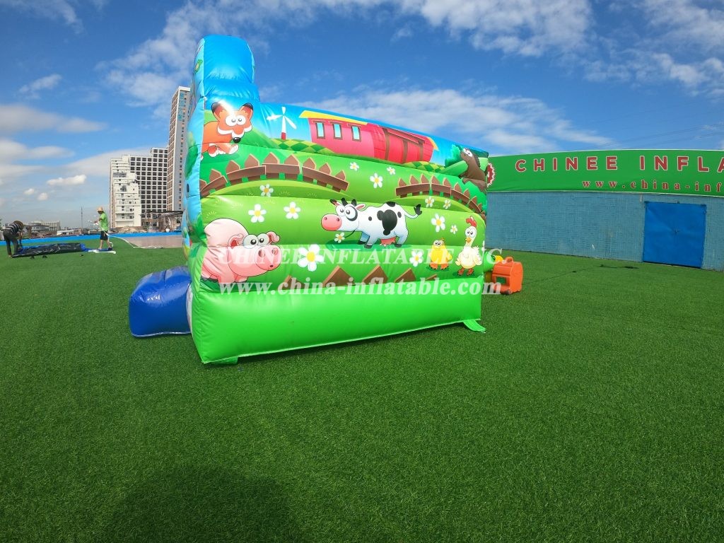 T2-5000 Rainbow Theme Inflatable Bouncer