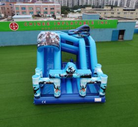 T8-3804 Train Your Dragon Inflatable Slide