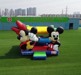 T2-3355B Disney Mickey And Minnie Bounce House With Slide Jumping Castle