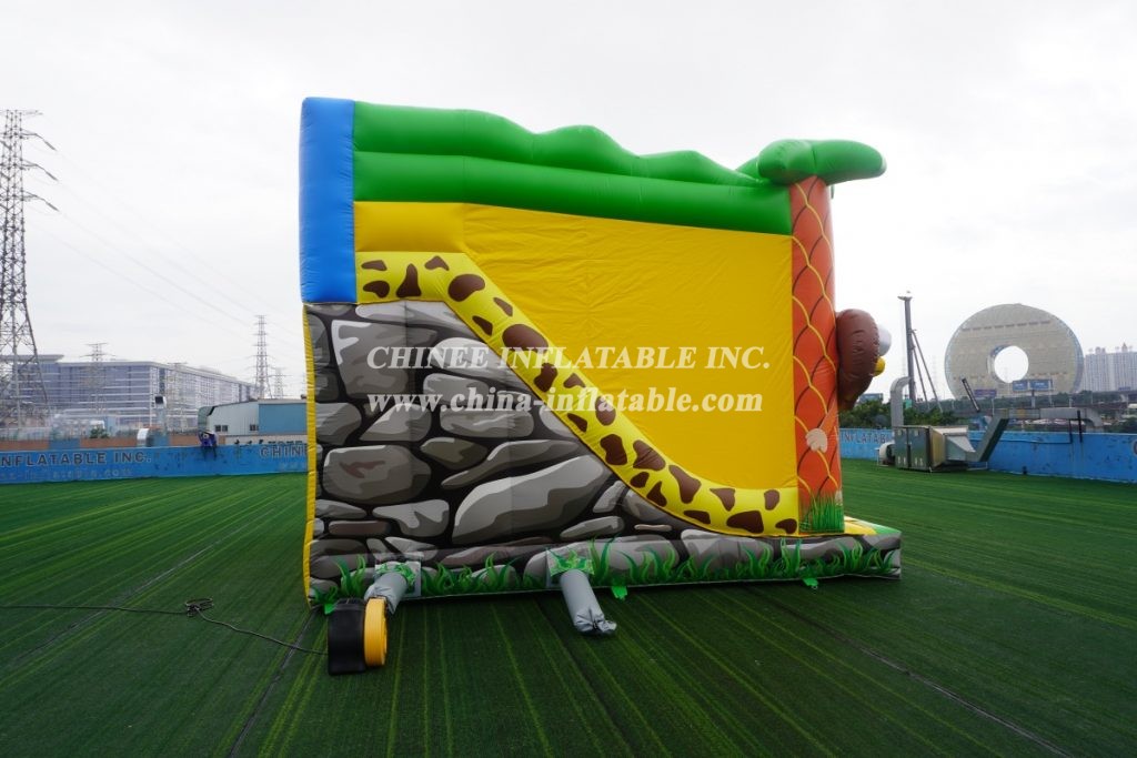 T5-694B Inflatable Safari Park Combo Bounce House With Slide