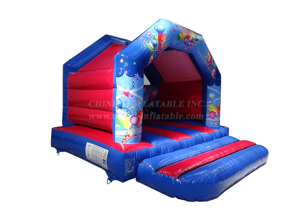 T2-4165 12X12Ft Blue & Red Party Bounce House