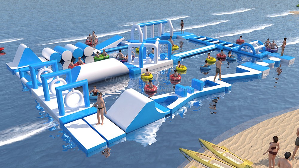 S161 Inflatable water park Aqua park Water Island