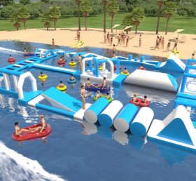 S161 Inflatable Water Park Aqua Park Water Island