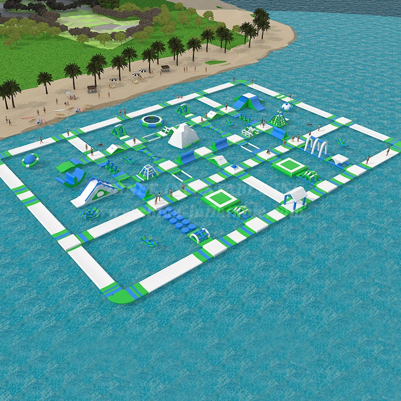 S155 Inflatable Water Park Aqua Park Water Island