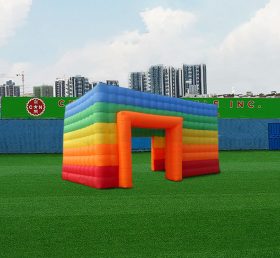 Tent1-4321 Rainbow Inflatable Cube Tent
