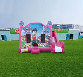 T2-4463 Paw Patrol Jumping Castle And Slide