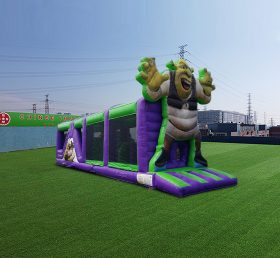 T7-1498 Shrek 3D-Hd Inflatable Obstacle Course