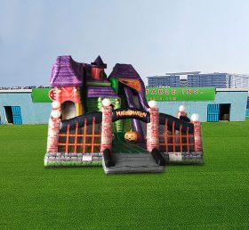T8-4195 Haunted Mansion Inflatable Slide