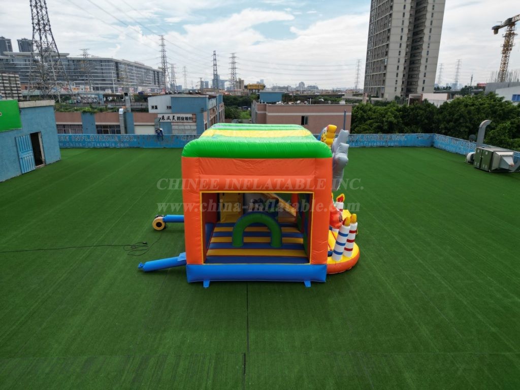 T2-4794 Jungle Birthday Party Bouncy Castle