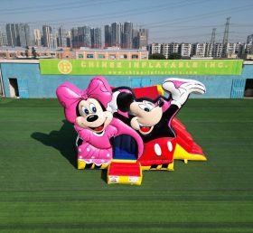 T2-1088B Disney Mickey &Amp; Minnie Bouncy Castle With Slide