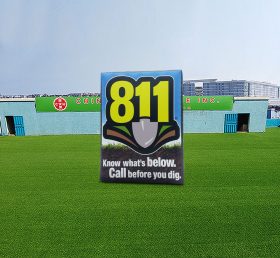 S4-455 Inflatable Sign For Underground Line Telephone Location