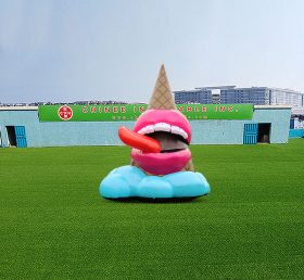 S4-484 Inflatable Custom Advertising Big Mouth Ice Cream
