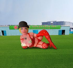 S4-757 Party Decoration Giant Inflatable Sexy Lady Figure