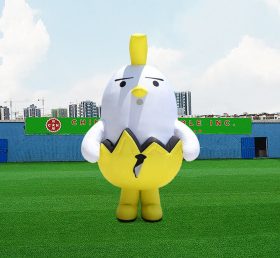 S4-601 Custom Advertising Decoration Rooster Inflatable Yellow Bird, Hen Set
