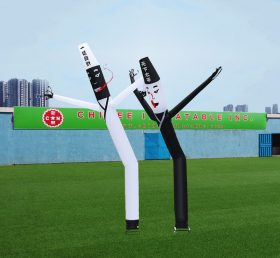 D2-182 Air Dancer Black And White Impermanence Advertising Inflatable