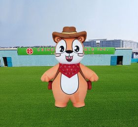 S4-670 Cartoon inflatable advertising animal custom clothing inflatable bear suit