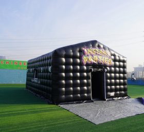 Tent1-704D Black Party Tent Inflatable Cube Tent