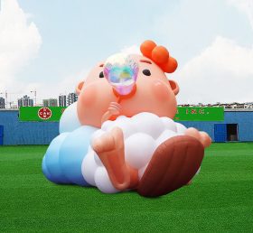 S4-748 Inflatable Cartoon Bubble Blowing Kid