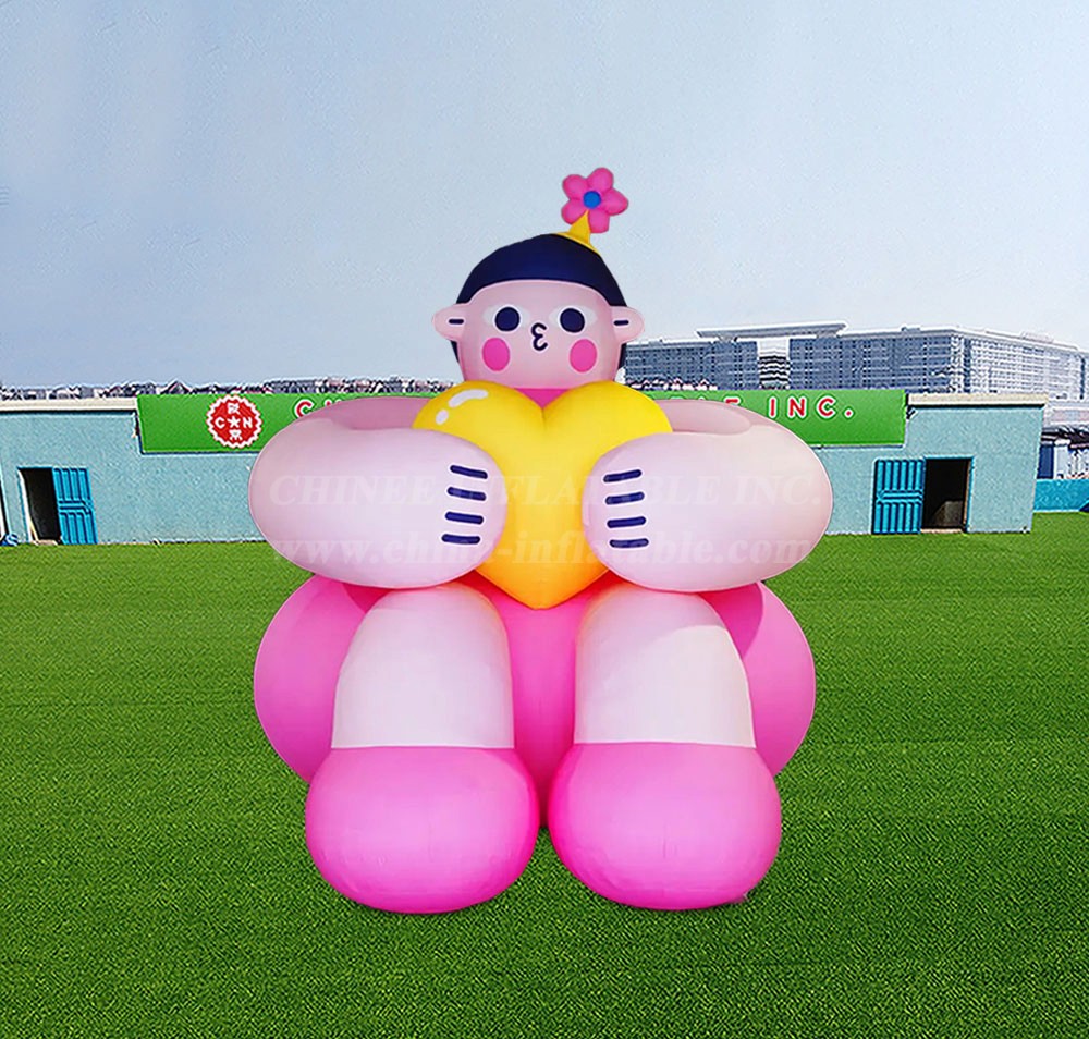 S4-775 Inflatable Cartoon Cute Fat Girl