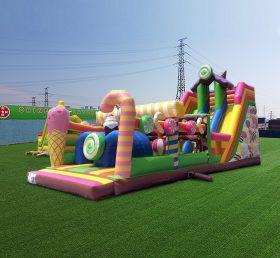 T8-4524 Candy Inflatable Dry Slide